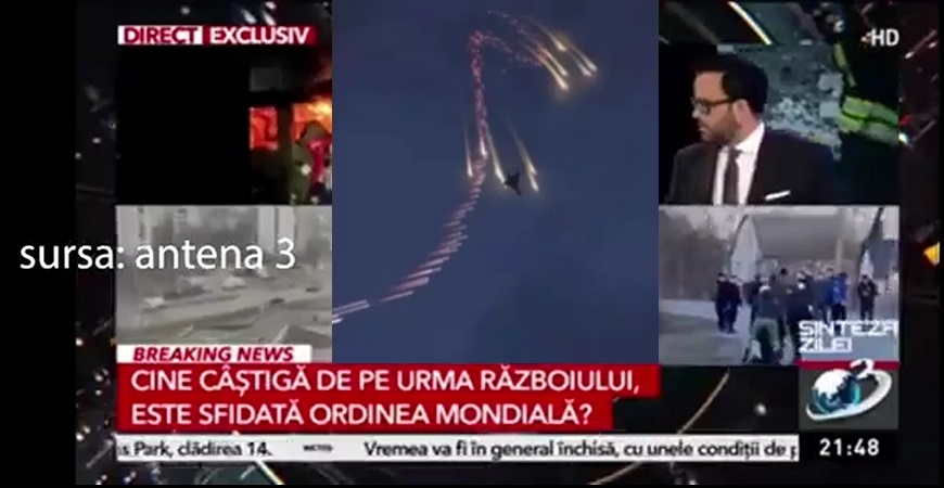 ANTENA 3 a tras cu ARMA 3 în Direct: „EXPERȚII CNN” de la Antena 3 au comentat un JOC VIDEO prezentat ca atac aerian în Ucraina. VIDEO | ActiveNews