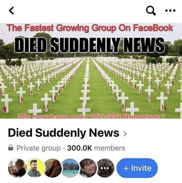 Facebook a eliminat grupul Moarte Subită - Died Suddenly News, care ajunsese la 300.000 de membri | ActiveNews