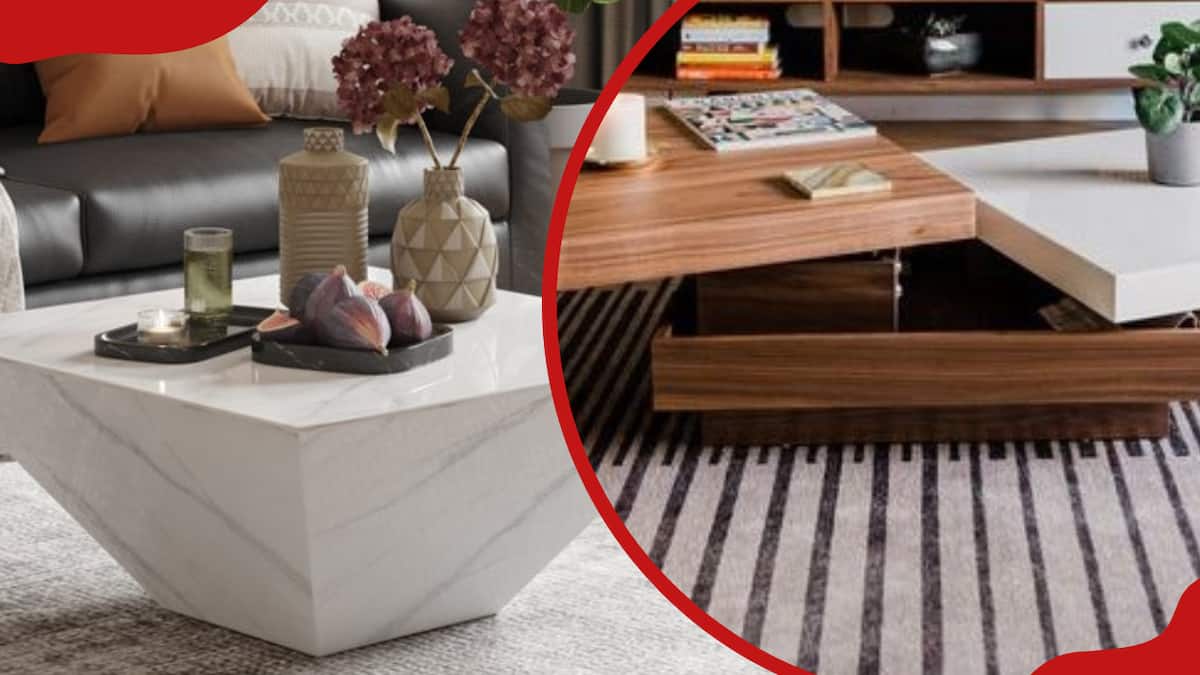 15 modern coffee table designs that will impress your guests - Tuko.co.ke