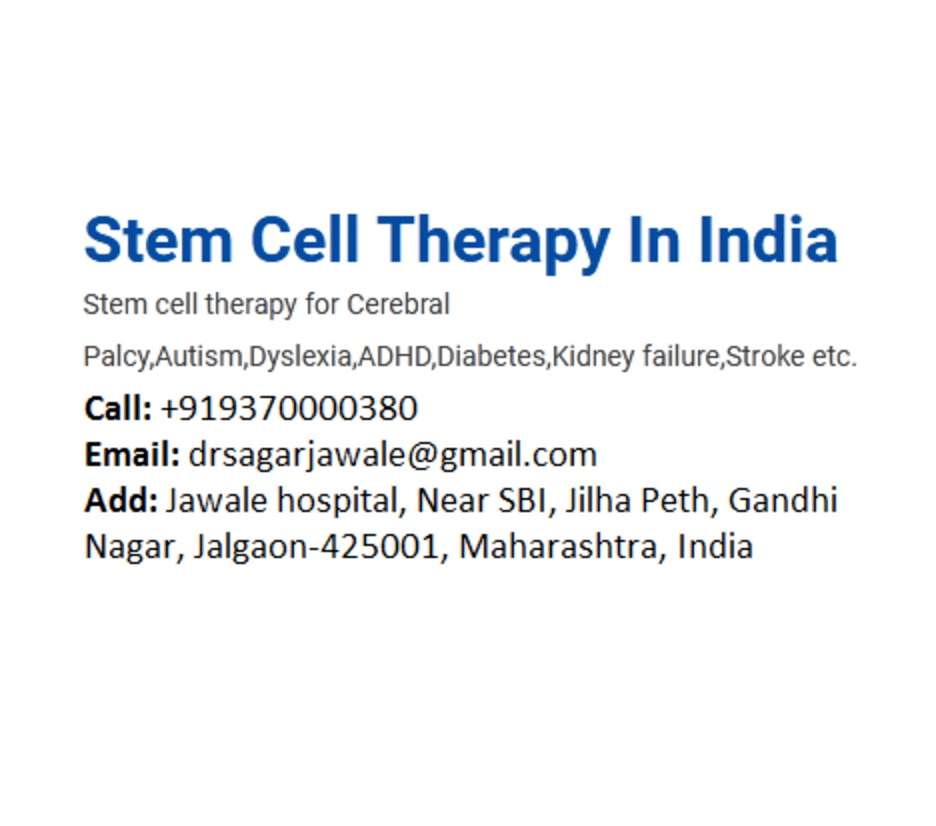 Stem Cells Therapy India
