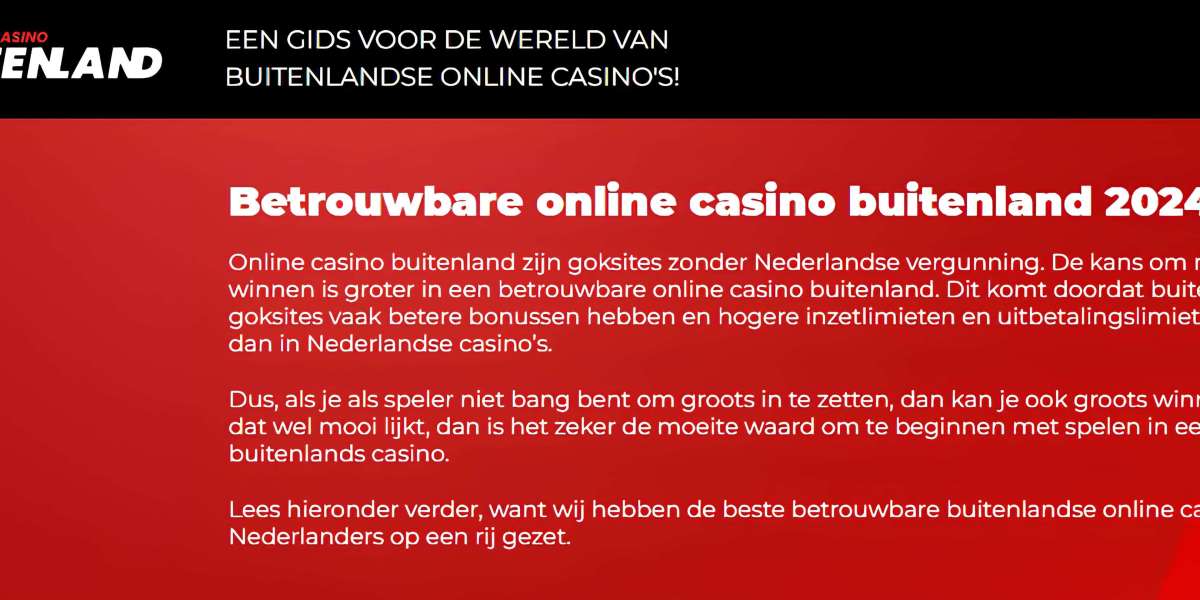 Waarom Spelen in Buitenlandse Online Casino's een Slimme Keuze Is voor Nederlandse Spelers