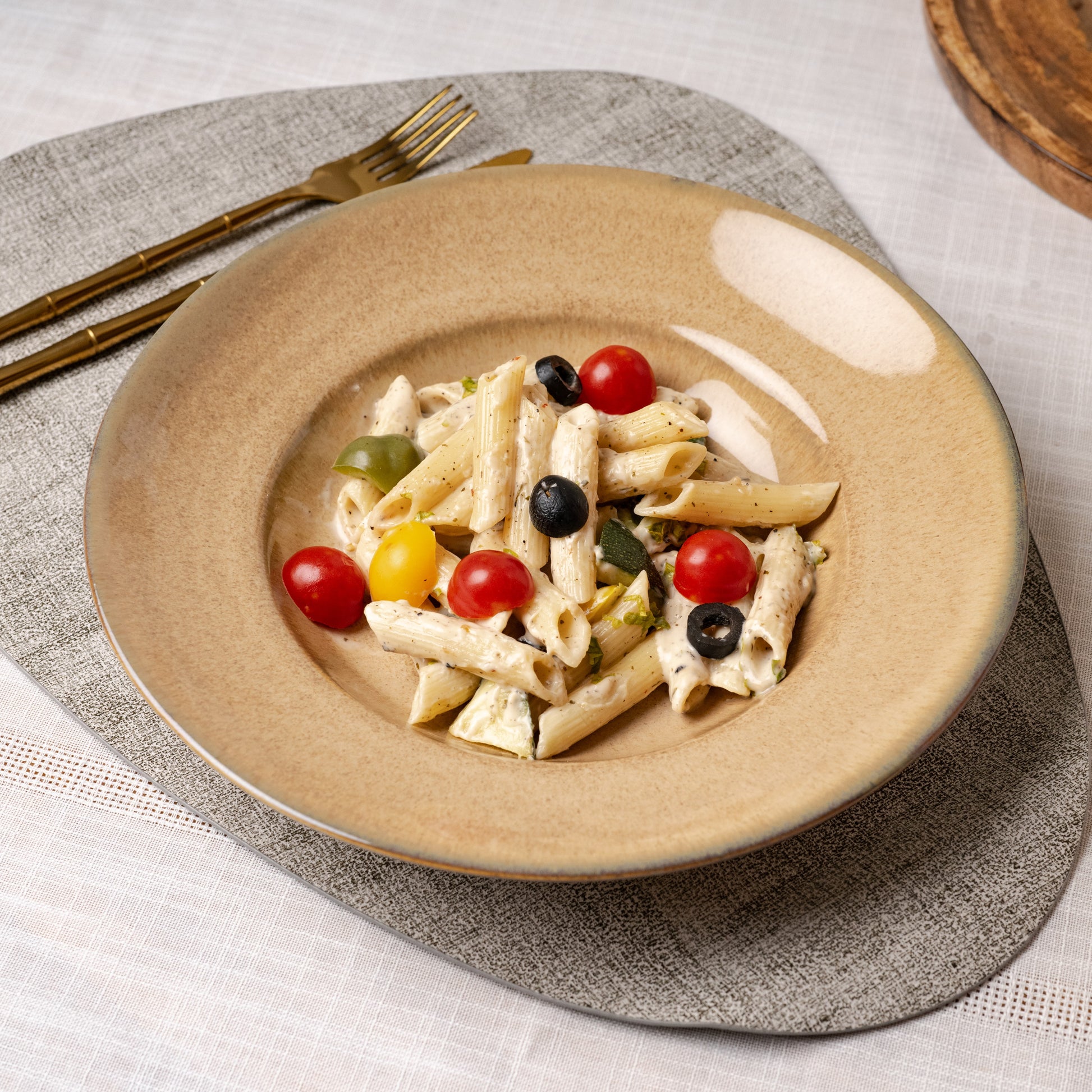 A Touch of Class: Porcelain Pasta Plate for Every Meal