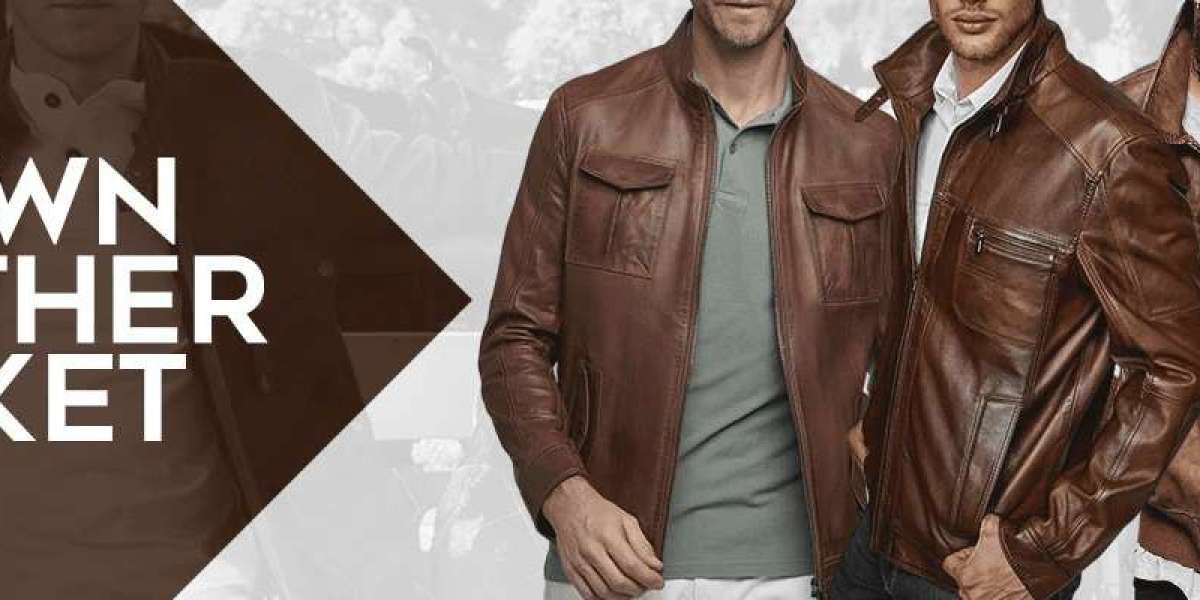 The Evolution of Fashion: brown leather jacket mens