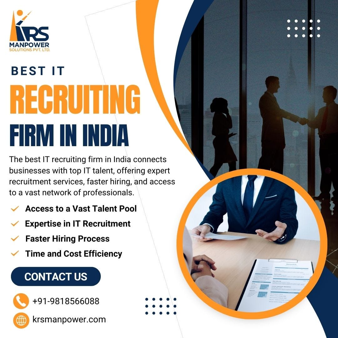 Scale Your Team with India’s Best IT Recruiting Firm | by Krsmanpower | Apr, 2025 | Medium