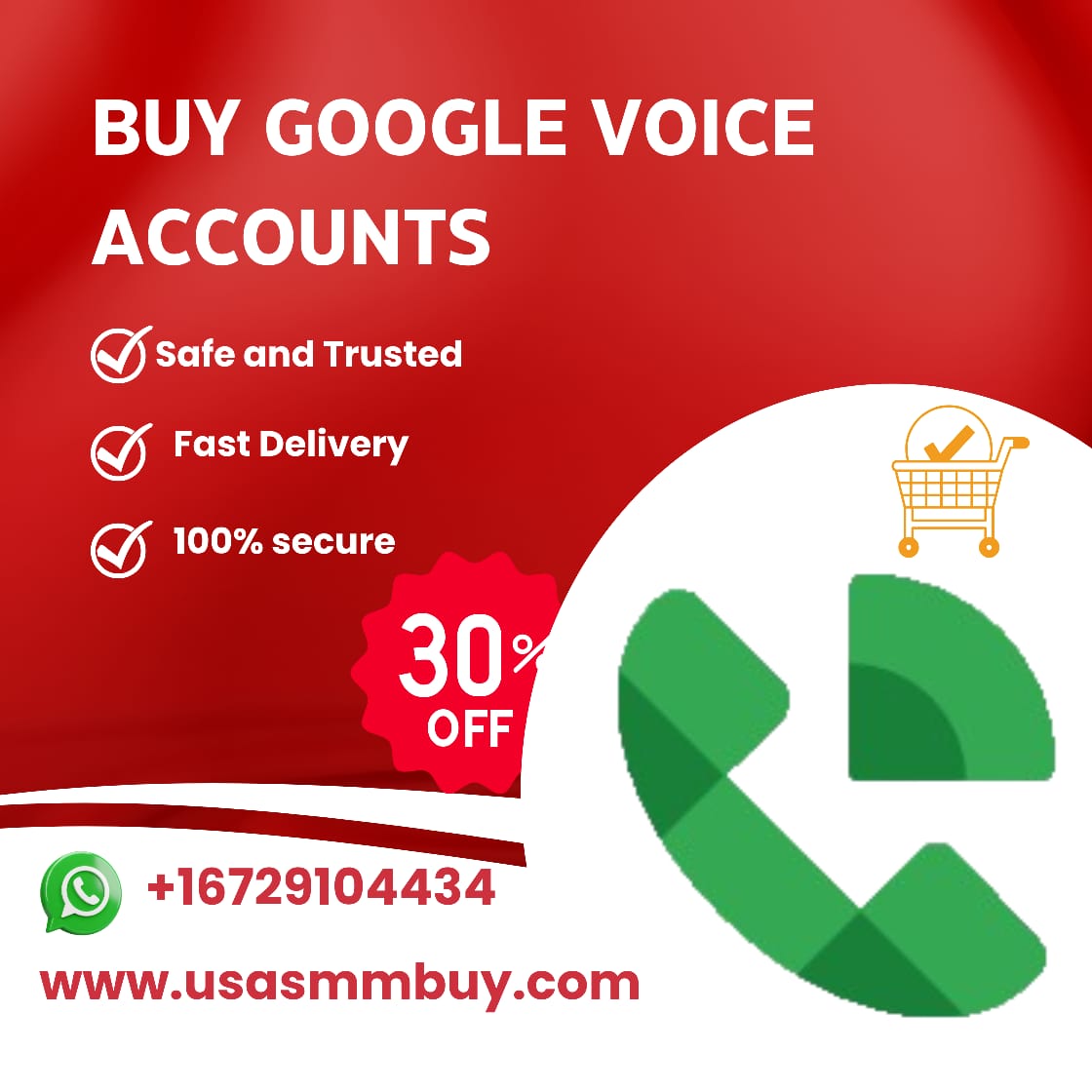 Buy Google Voice Accounts - USASMMBUY