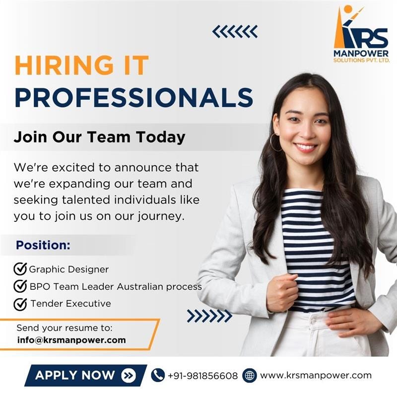 Hiring IT Professionals: Unlock Your Next Career Move! | by Krsmanpower | May, 2025 | Medium