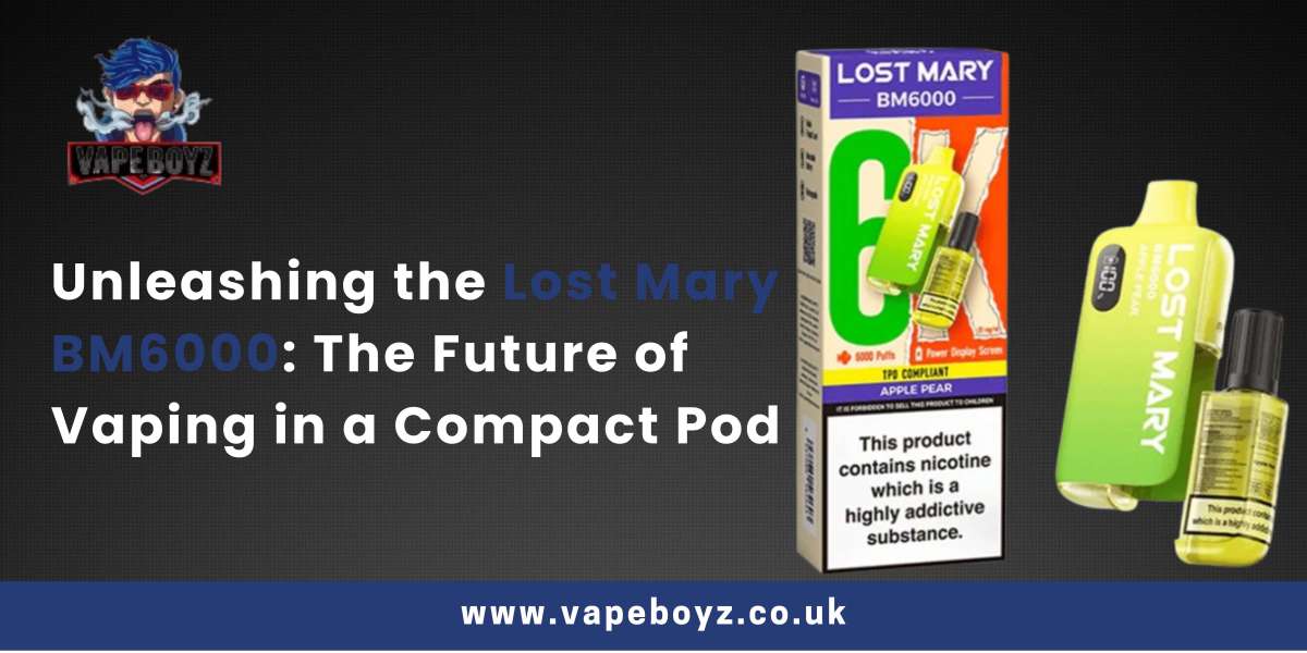 Unleashing the Lost Mary BM6000: The Future of Vaping in a Compact Pod