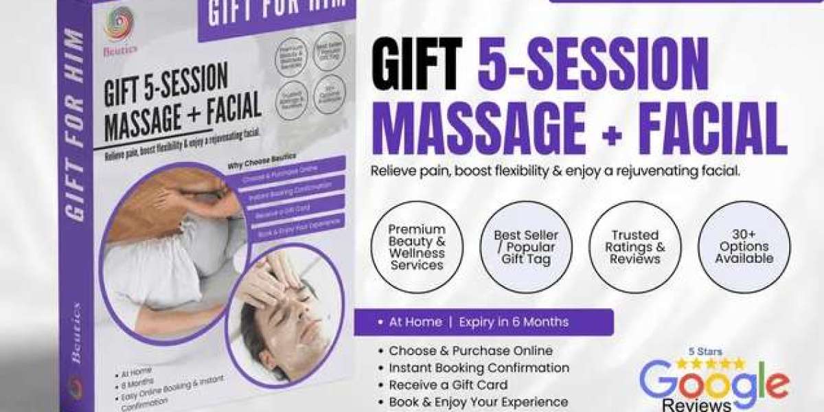Ultimate Gift for him: Five Sessions Massage and Facial Package in Dubai