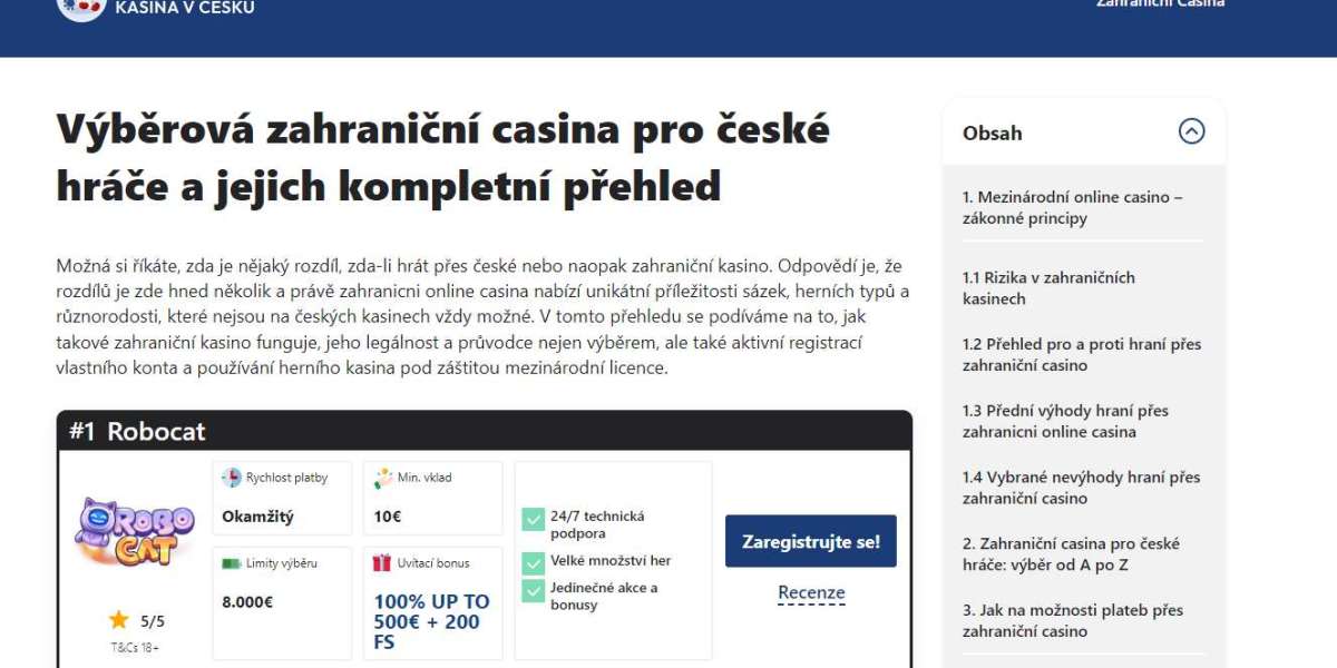 Výběr zahraničních online casin s rychlými výplatami pro české hráče