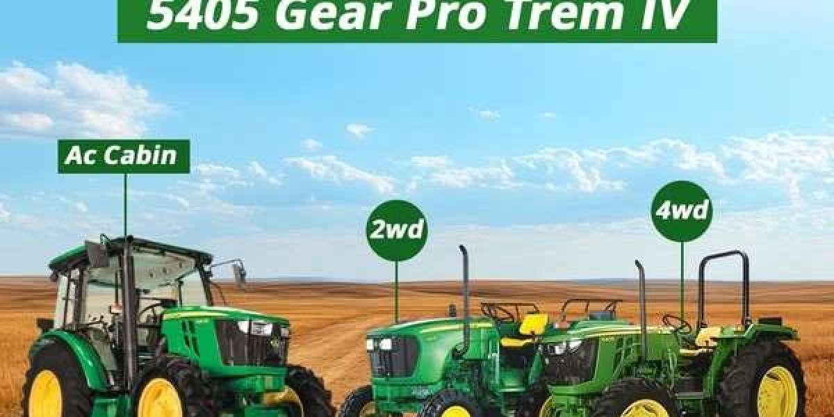 John Deere 5405 Gear Pro 4WD Tractor for Heavy Duty Farming